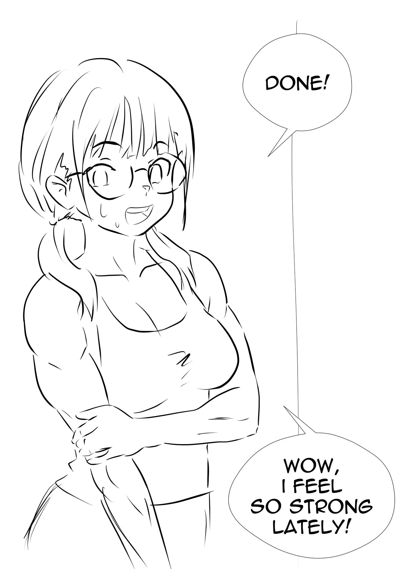 [Lummypix] Girlfriend gets muscular - Page 14