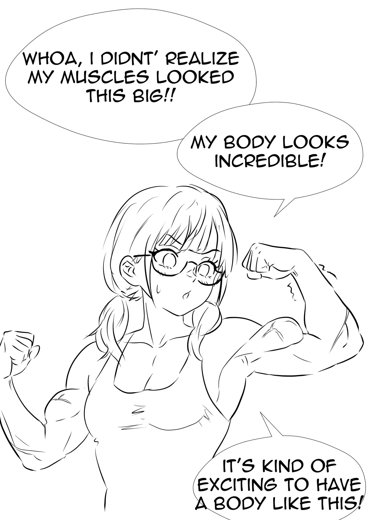 [Lummypix] Girlfriend gets muscular - Page 19