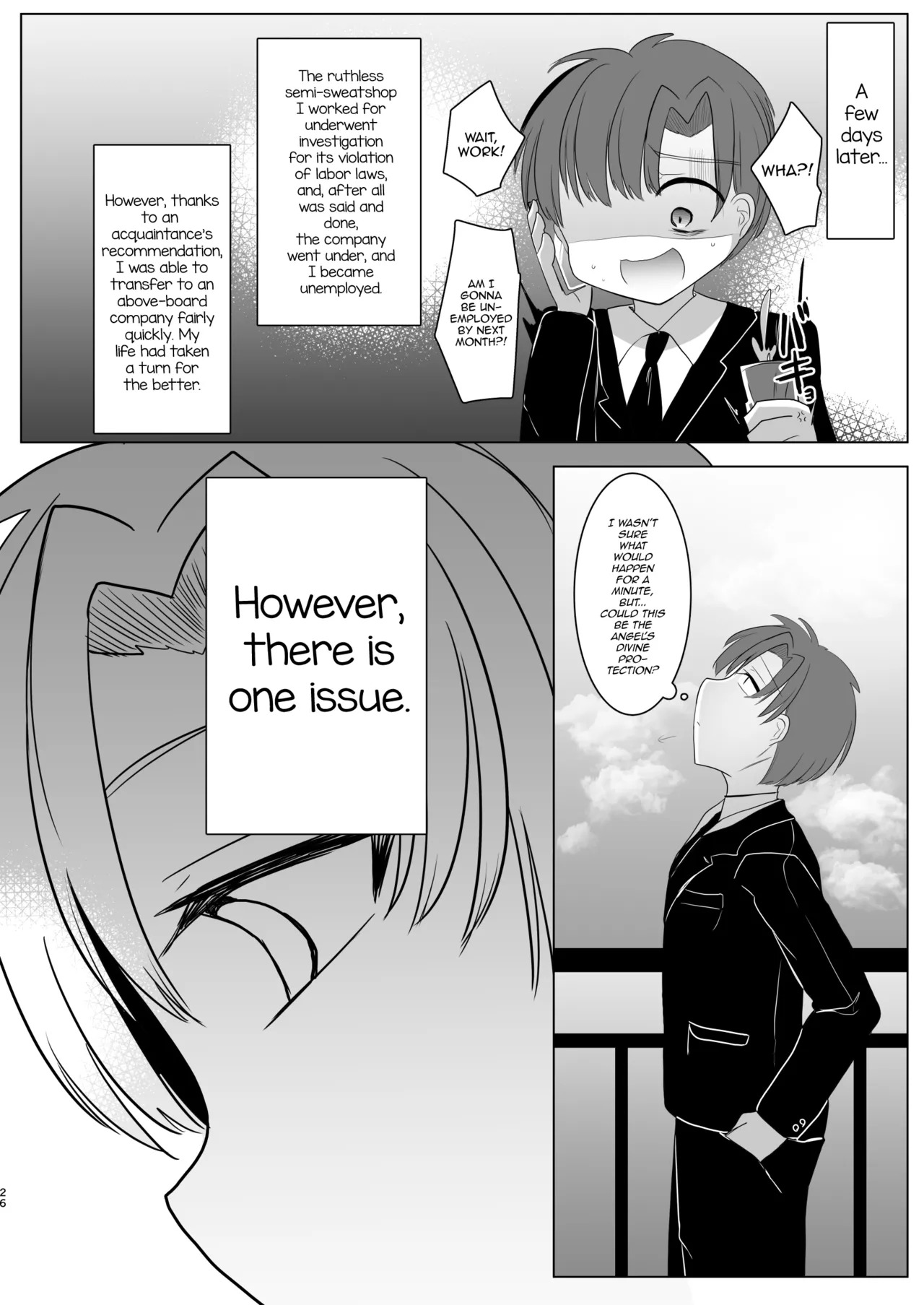 [Kanmi Cat (Miyase Nukko] Futanari Tenshi no Seiya Shugo ~Maigo no Tenshi ni Erabareta Anata wa, Amaku Aragaenai Seinaru Kago o Ukeru~ [English] [mysterymeat3] - Page 24