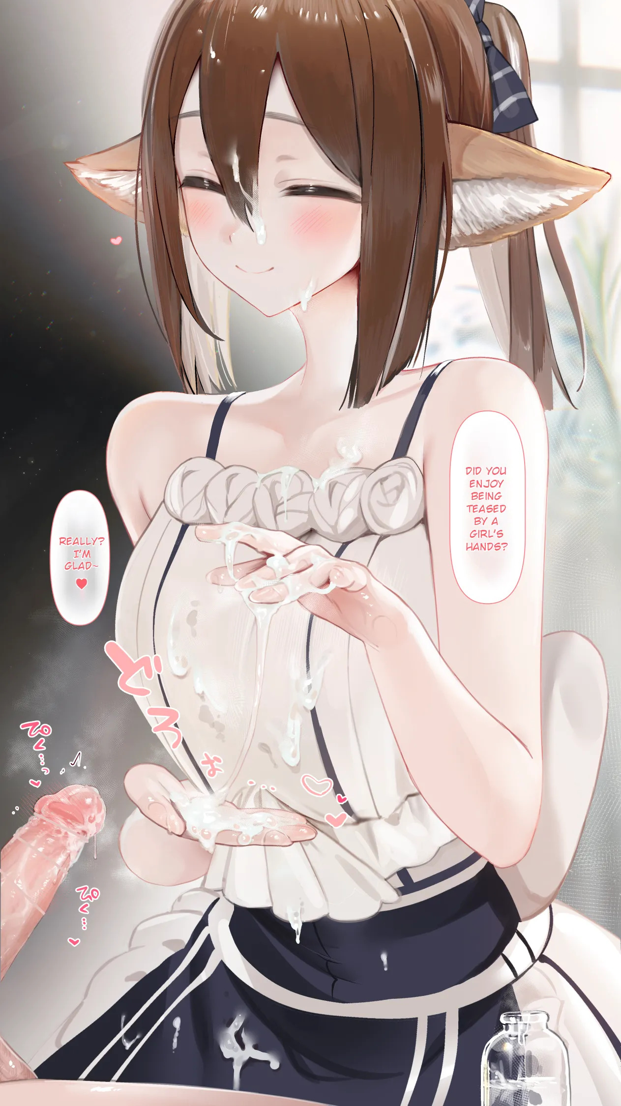 [Neko no Youchuu] Lena-san's Skillful Oil Handjob - Page 29