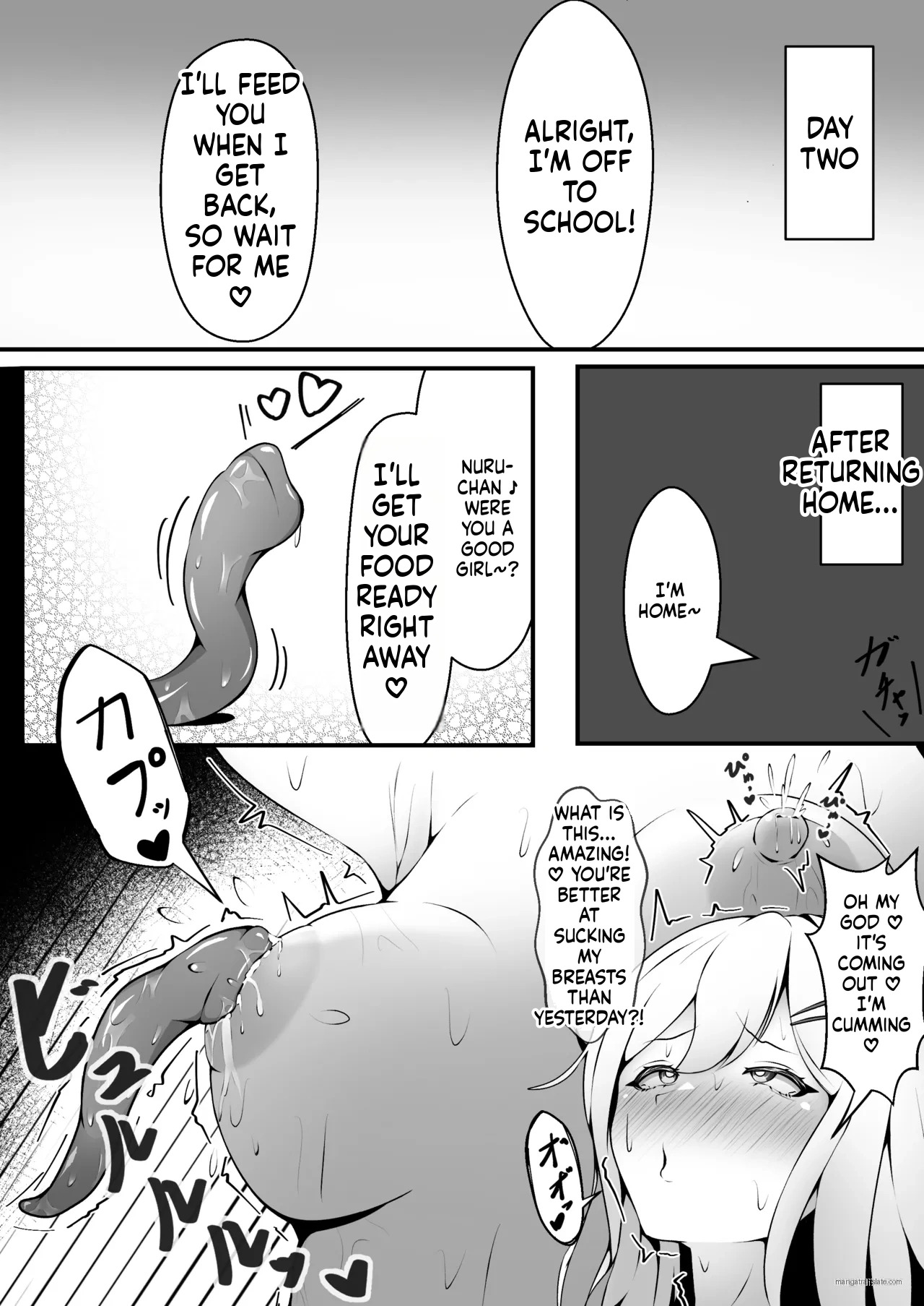 [Genkai Shoujo (Iruiru)] Oppai Milk de Shokushu wo Sodatetemita Kekka… [Digital] - English Machine Translated - Page 12