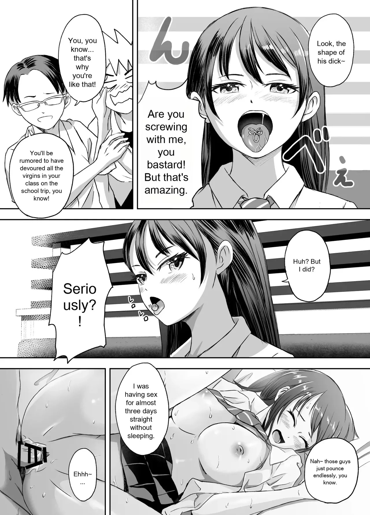 [Meganeko] The Story of How I Became a High School Girl Before the School Trip - Page 55