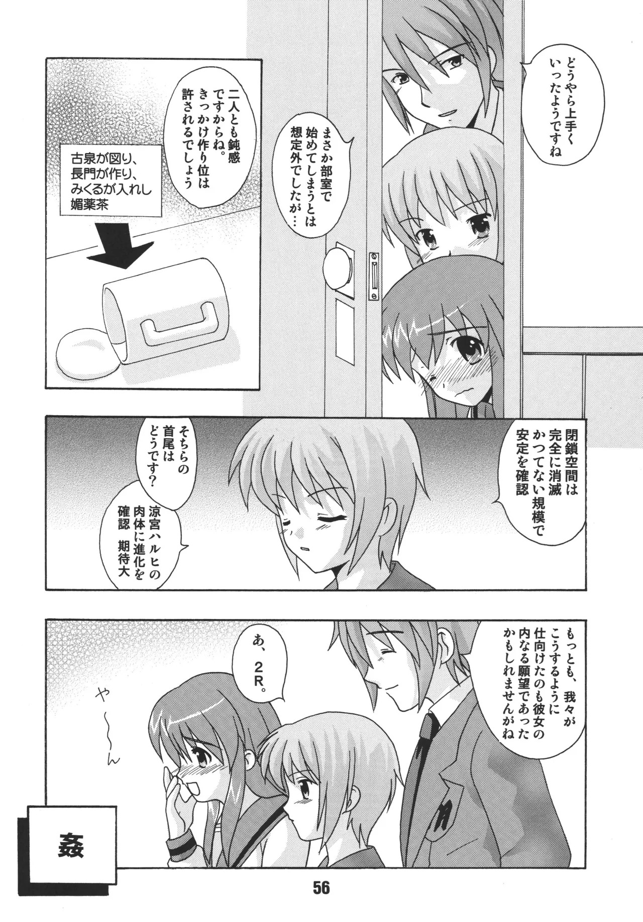 [Shinohara Heavy Industry (Various)] HaruhiX (Suzumiya Haruhi no Yuuutsu) [Digital] - Page 55