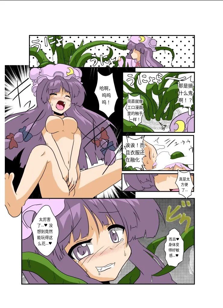 [AⅠ翻译][Ameshoo (Mikaduki Neko)] Touhou TS Monogatari ~Patchouli hen~ - Page 9