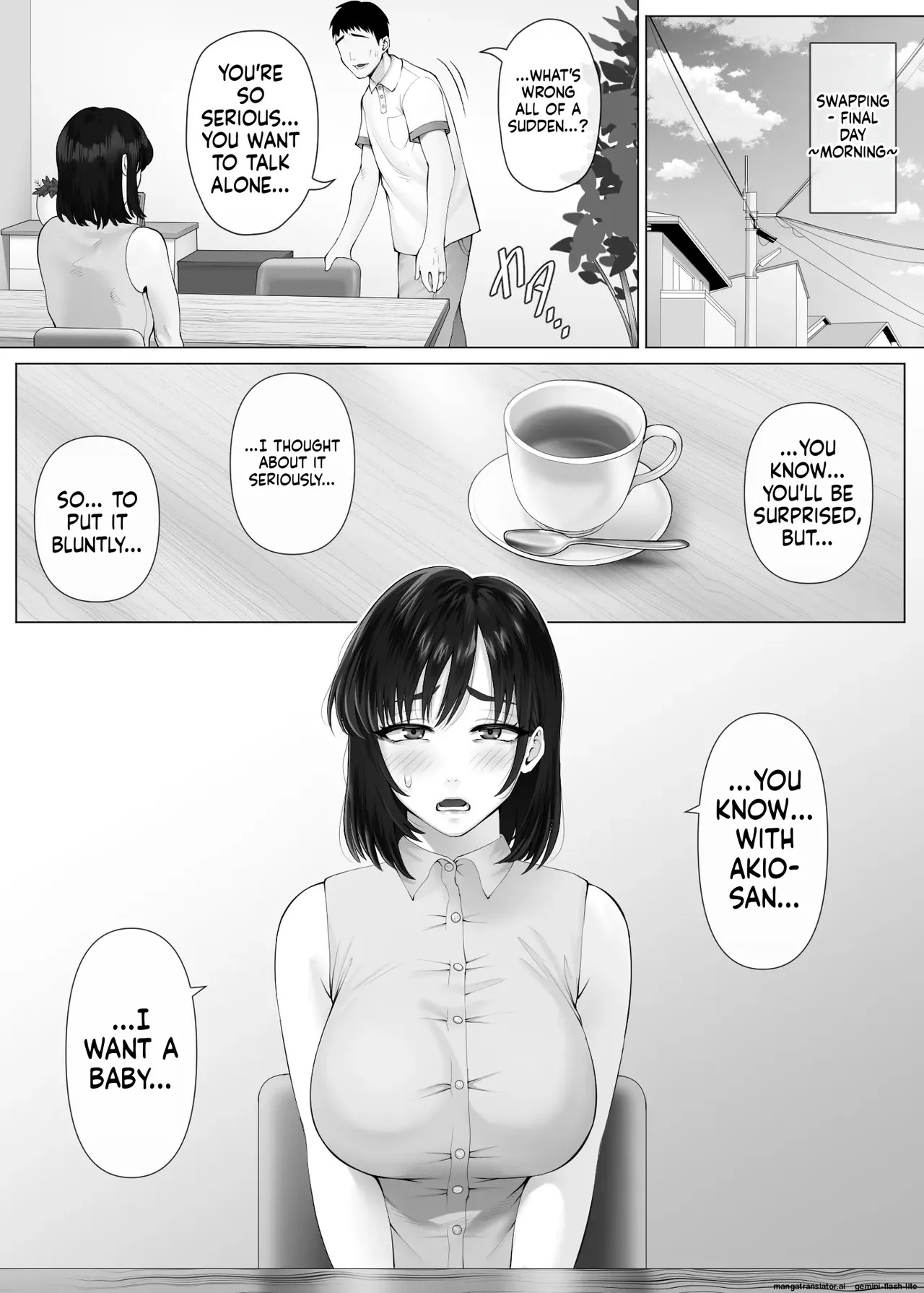 [Mitsumitsu Niku (Hikitogu)] LeveChi na Swapping 3 ~Honrosareru Fuufu Hen~ - Page 68