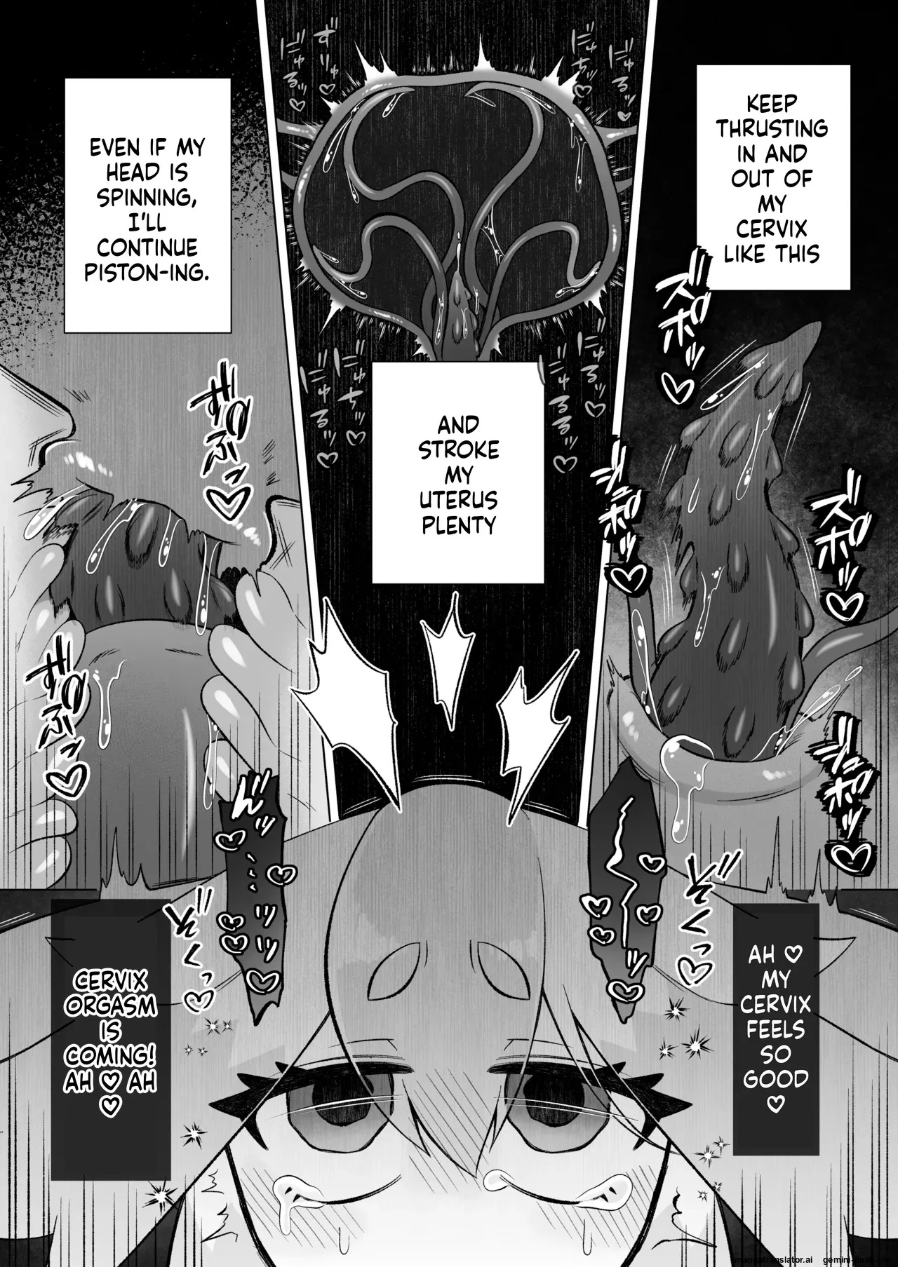 [Moto no Hondana (Moto)] Minarai futanari inma ga shokushu onanī de kairaku zetchō tanren suru ohanashi [Digital] (SCANMTL) - Page 38