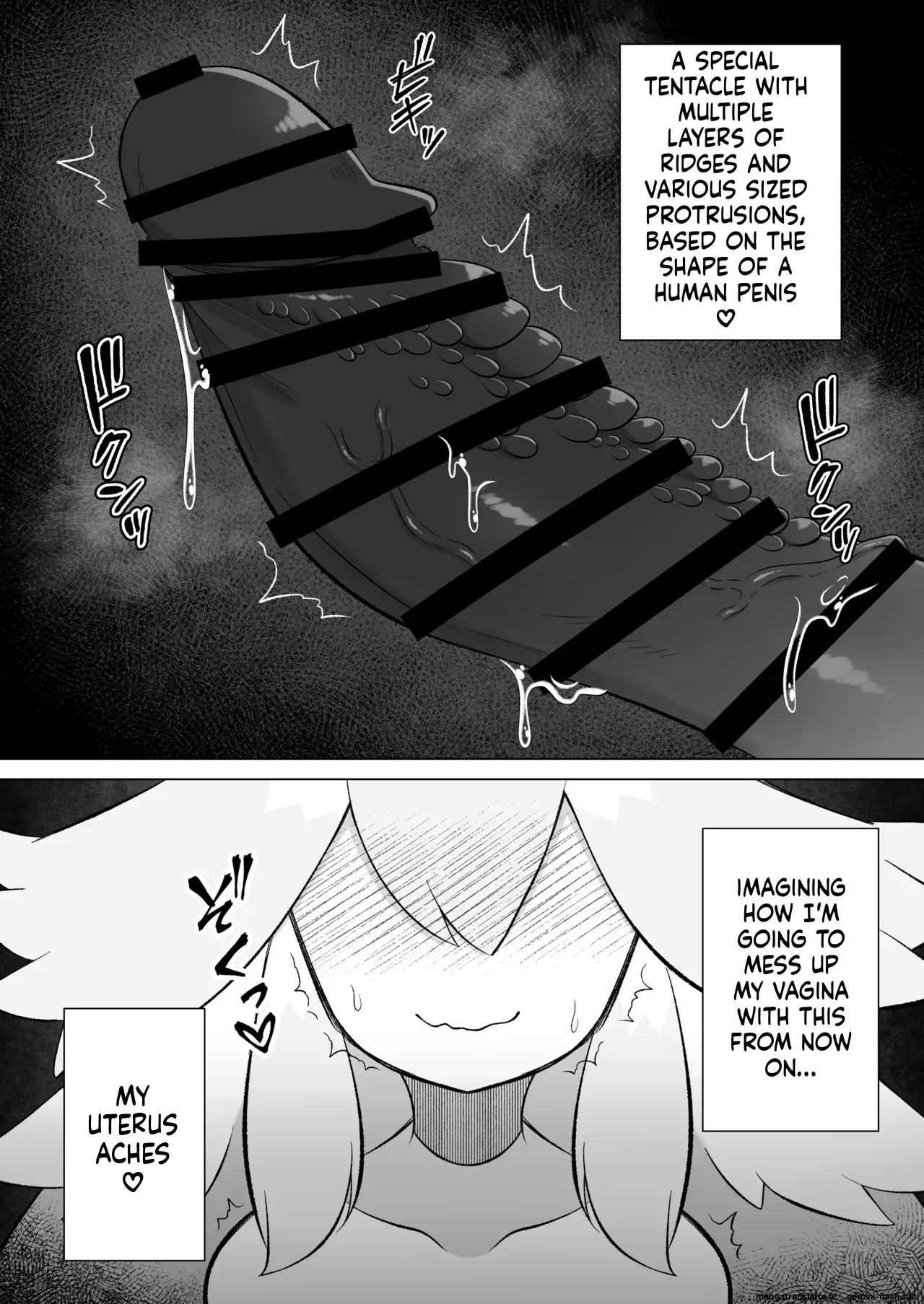 [Moto no Hondana (Moto)] Minarai futanari inma ga shokushu onanī de kairaku zetchō tanren suru ohanashi [Digital] (SCANMTL) - Page 44