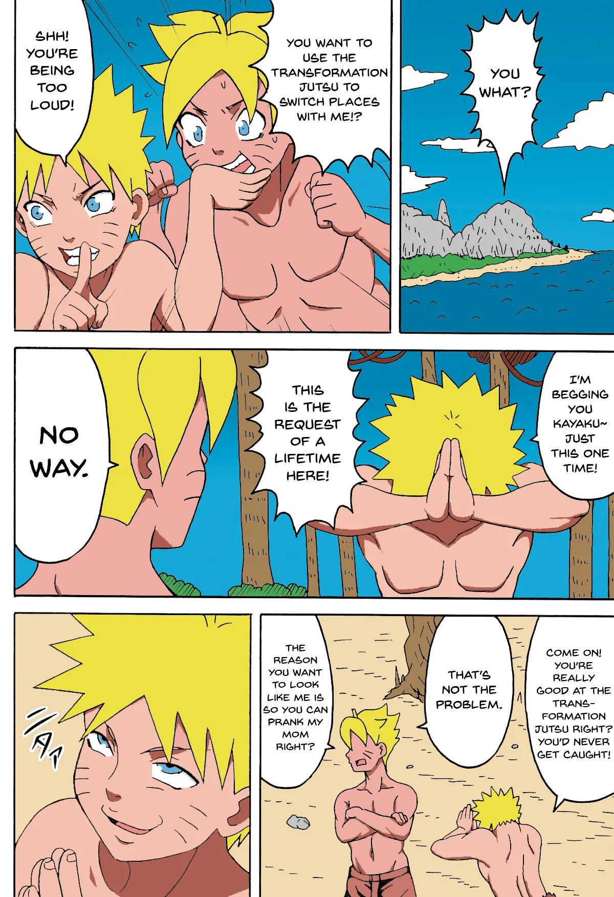 Naruto Jungle Party Compilation (Color) - Page 190