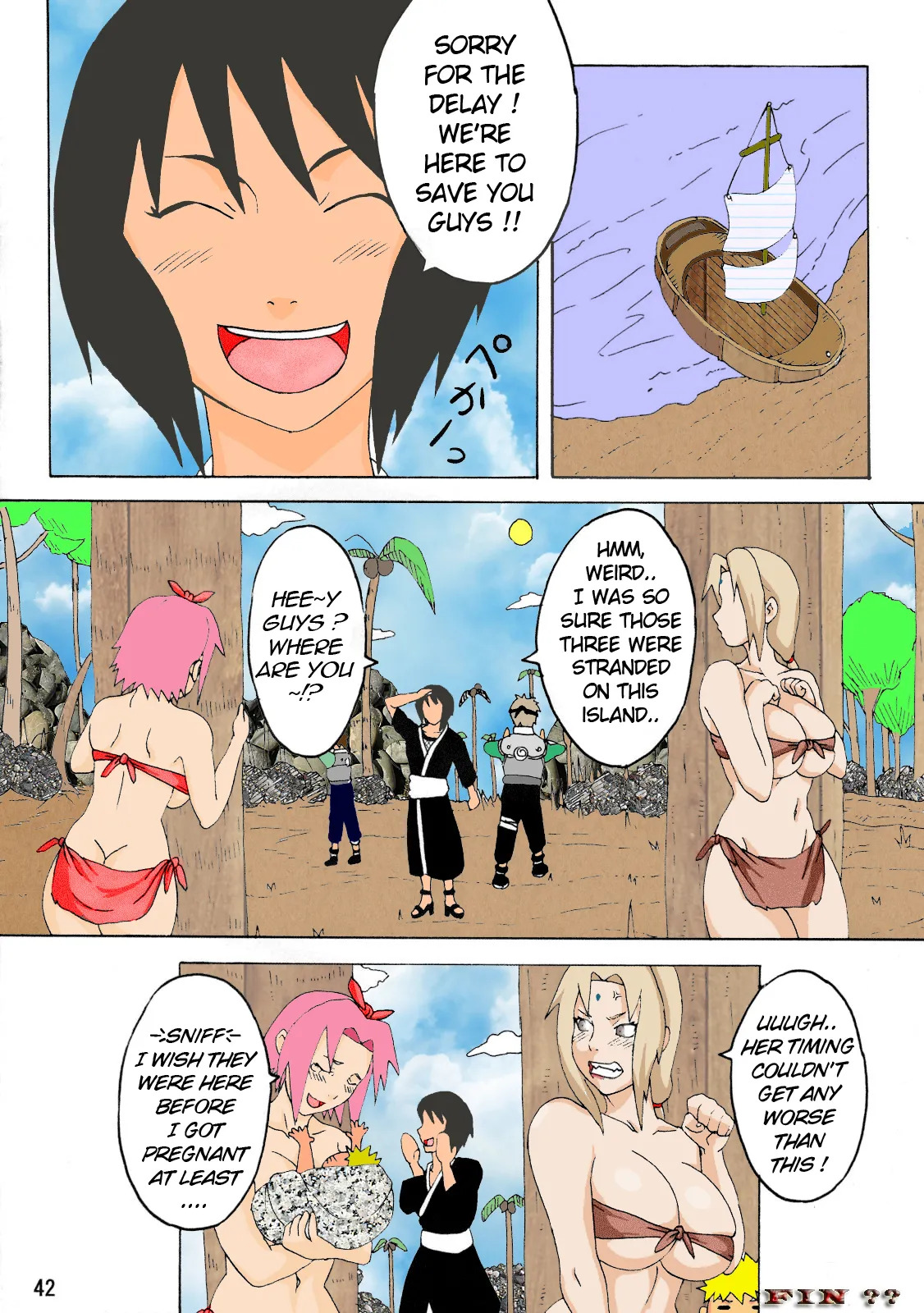 Naruto Jungle Party Compilation (Color) - Page 84