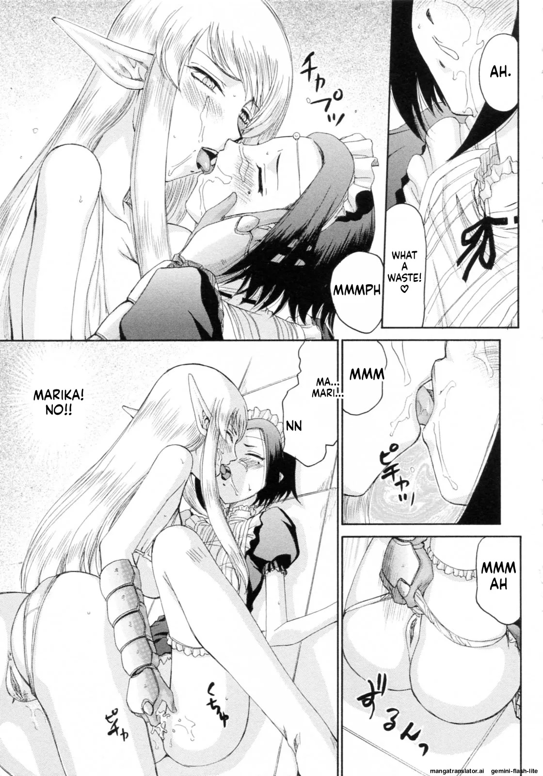 [Taira Hajime] Elf Kishi Marika Injoku Yuugi[English][MTL] - Page 197