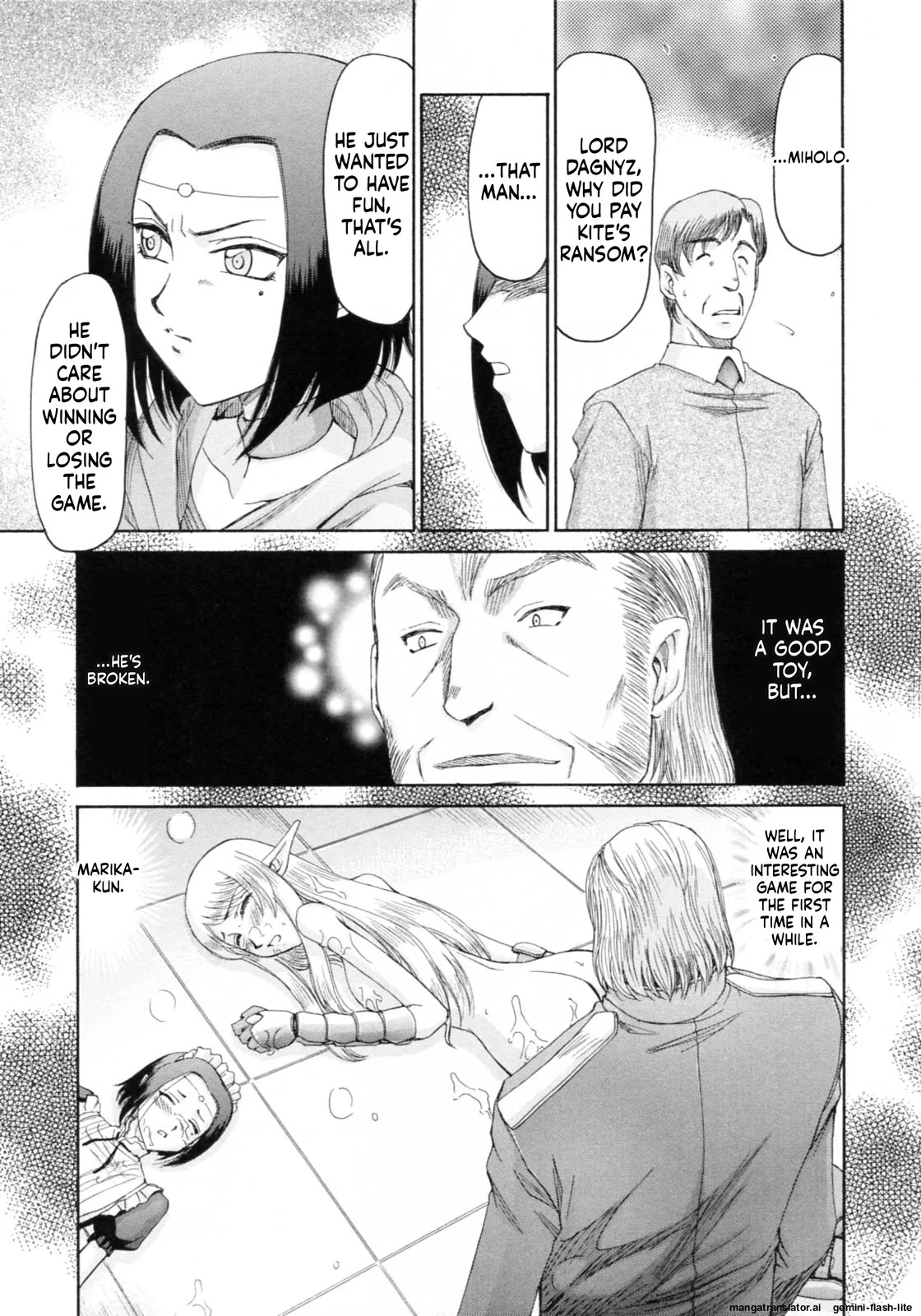 [Taira Hajime] Elf Kishi Marika Injoku Yuugi[English][MTL] - Page 207