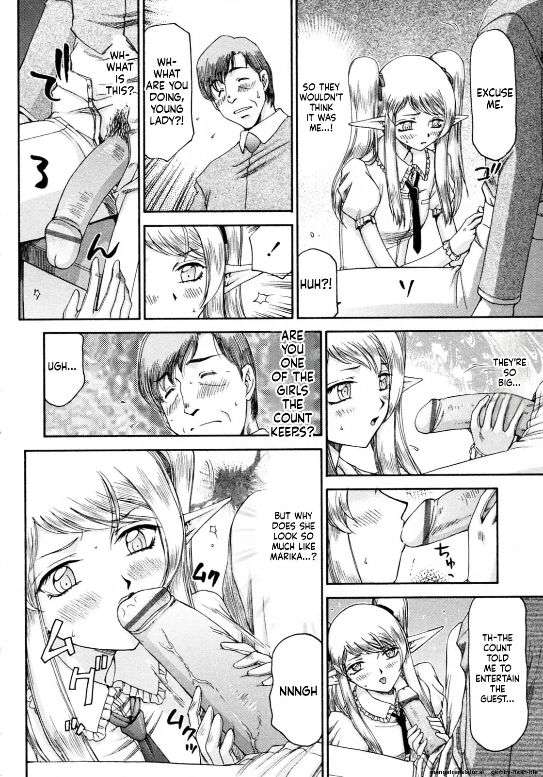 [Taira Hajime] Elf Kishi Marika Injoku Yuugi[English][MTL] - Page 56