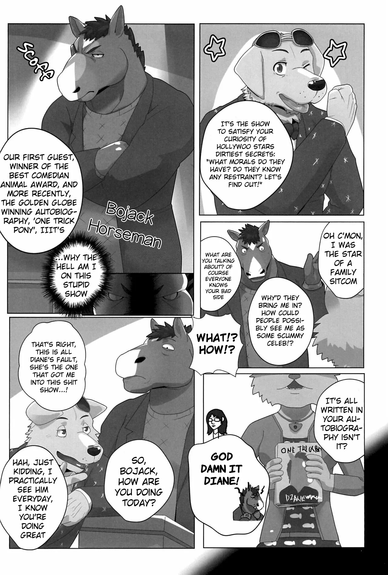 (Kemoket 11) [Kusariku (Devilob)] Hollywoo Stars and Celebrities, Do They Have Morals? Let's Find Out! (BoJack Horseman) [English] - Page 4