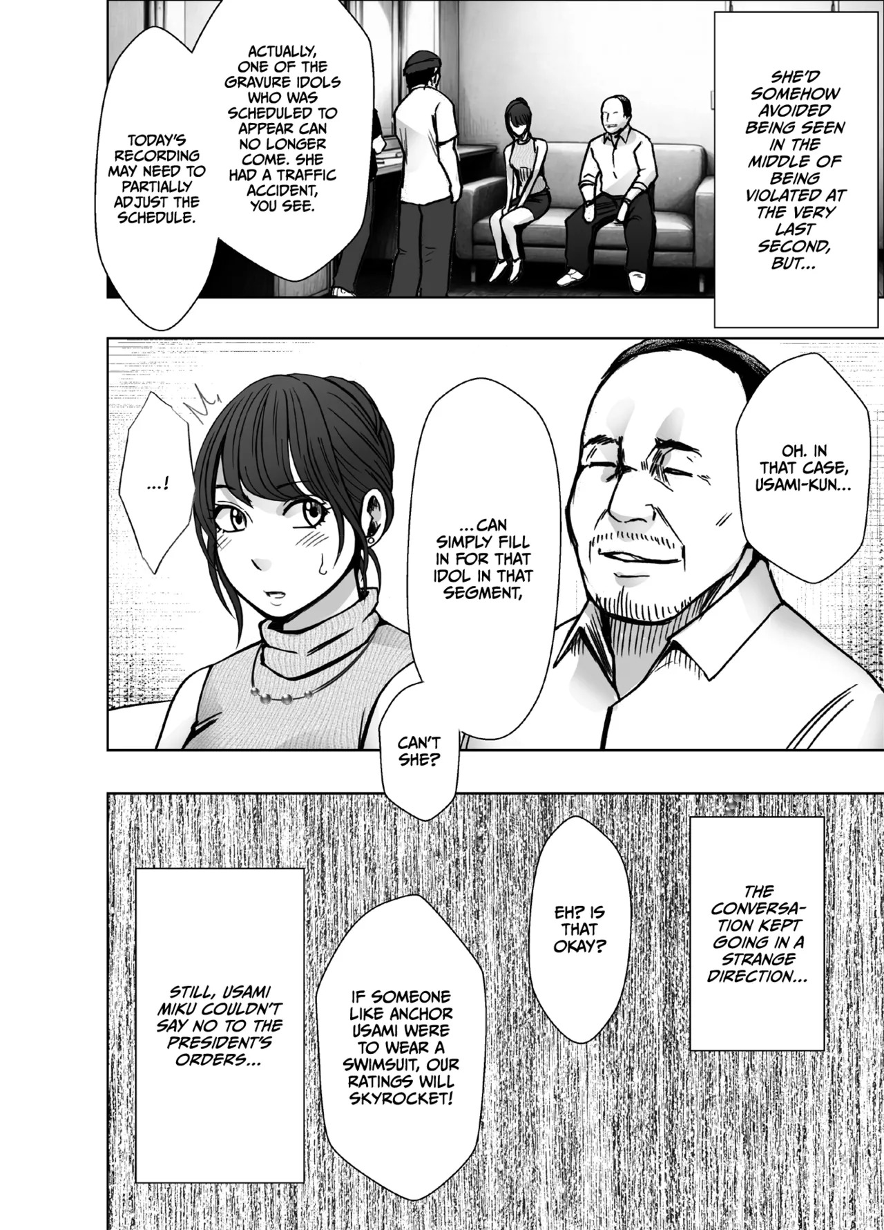 [Crimson] Namaiki na Joshi Announcer ga Kakushita AD ni Wakaraserareru made 3 [English] [CulturedCommissions] - Page 13