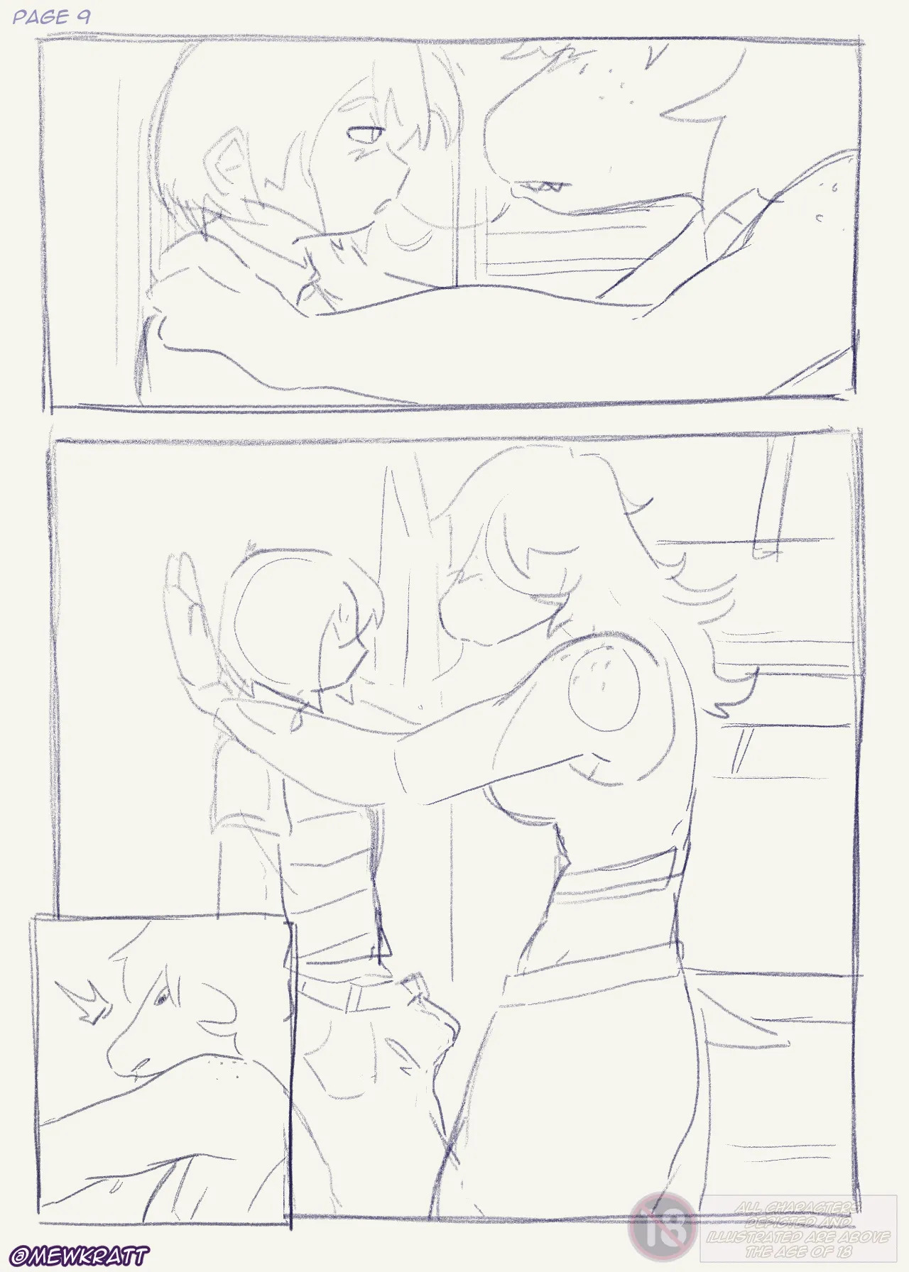 [MewKratt ] Totally Responsible Dorkmates (Deltarune) (WIP sketches) (Ongoing) - Page 11