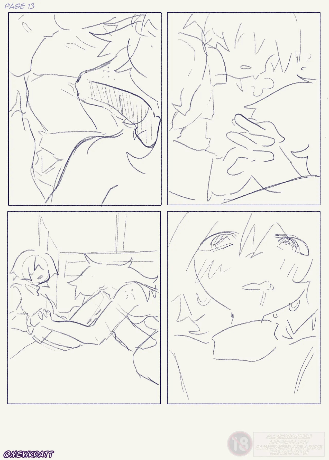 [MewKratt ] Totally Responsible Dorkmates (Deltarune) (WIP sketches) (Ongoing) - Page 15