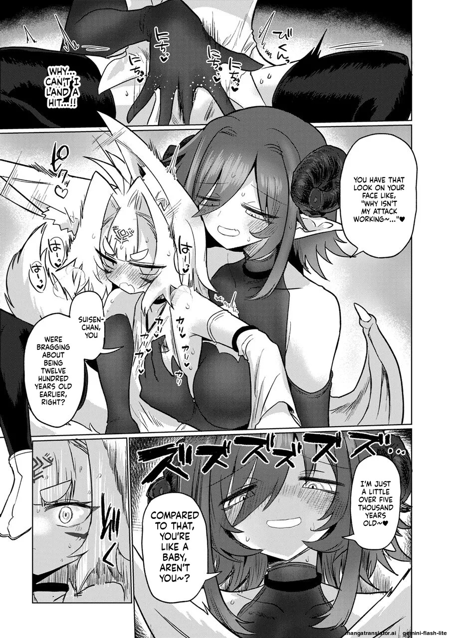 [Shadan Katsudoh (Kyuusuikei)] On'na inma kara mitara qiān èr bǎi suì Nante wakazōdakara ne~tsu! ! [Digital] (SCANMTL) - Page 10