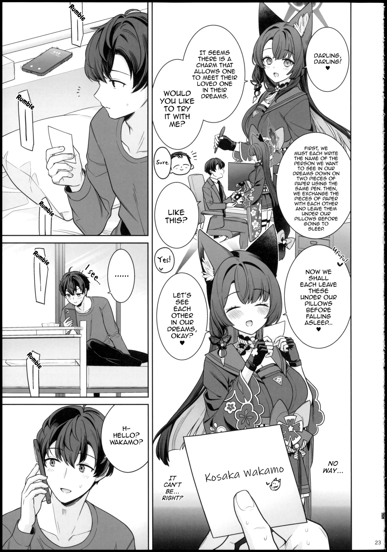 (Sensei no Archive 15) [NOMIYAGUMI (Ichinomiya)] Junjou Renjou Hatsujou Kitsune -6- | Pure Lovestruck Fox in Heat -6- (Blue Archive) [English] [mysterymeat3] - Page 23
