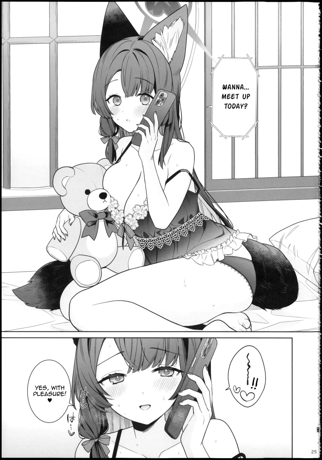 (Sensei no Archive 15) [NOMIYAGUMI (Ichinomiya)] Junjou Renjou Hatsujou Kitsune -6- | Pure Lovestruck Fox in Heat -6- (Blue Archive) [English] [mysterymeat3] - Page 25