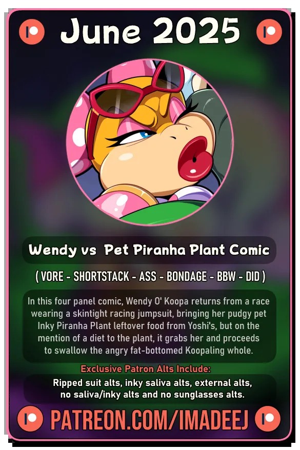 [imadeej] Wendy vs Pet Piranha Plant (Super Mario) - Page 18