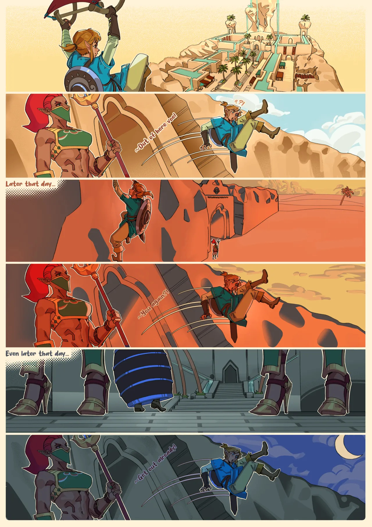 [GekkoNSFW] Sneaking into the Forbidden Town ch.1-2 (TLOZ: Breath of the Wild) [ongoing] - Page 10