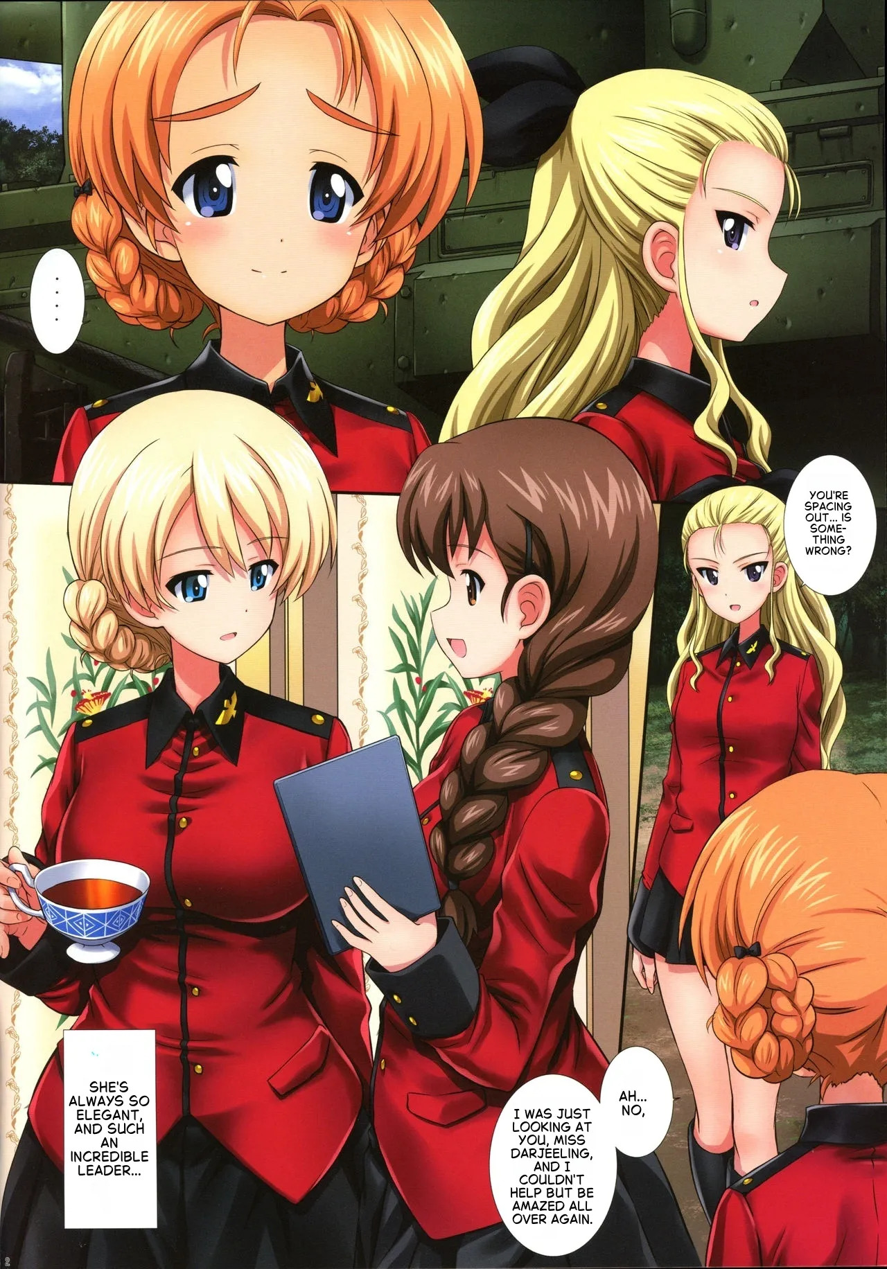 (C97) [Kamogawaya (Kamogawa Tanuki)] Gochuumon wa Koucha desu ka? 3 - Is the order a cup of tea? 3 (Girls und Panzer) [English] - Page 2