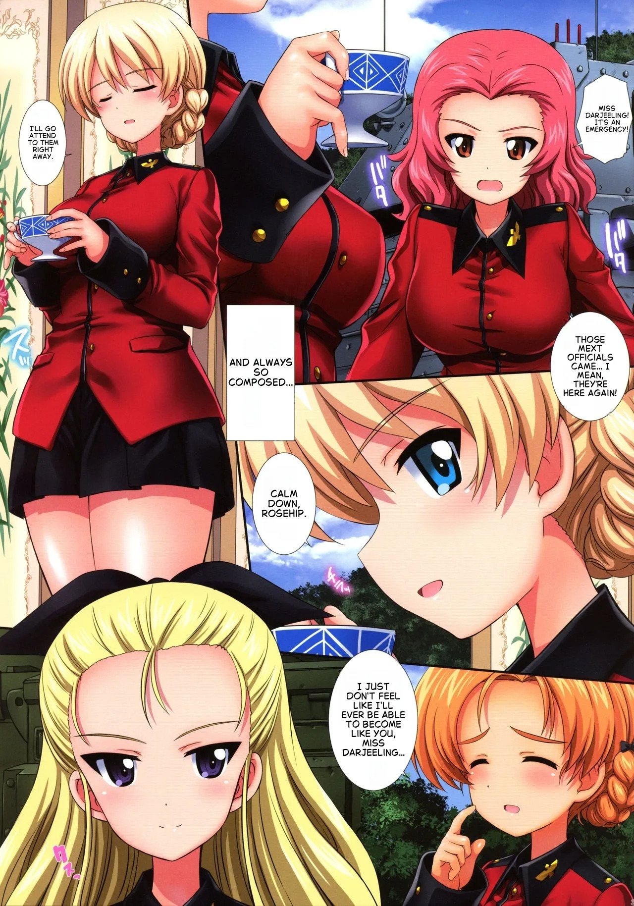 (C97) [Kamogawaya (Kamogawa Tanuki)] Gochuumon wa Koucha desu ka? 3 - Is the order a cup of tea? 3 (Girls und Panzer) [English] - Page 3