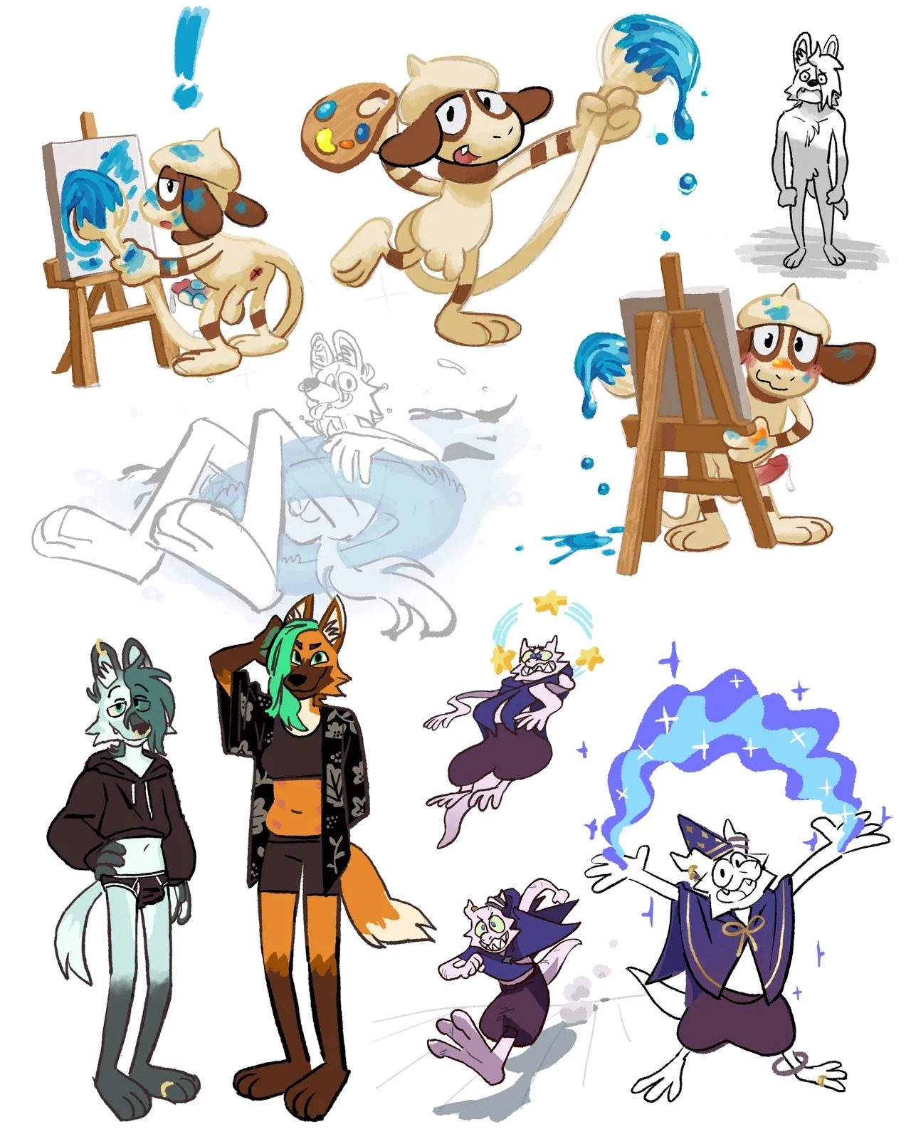[lock-wolf / knoty_dog / inklings] faessi and master - Page 254