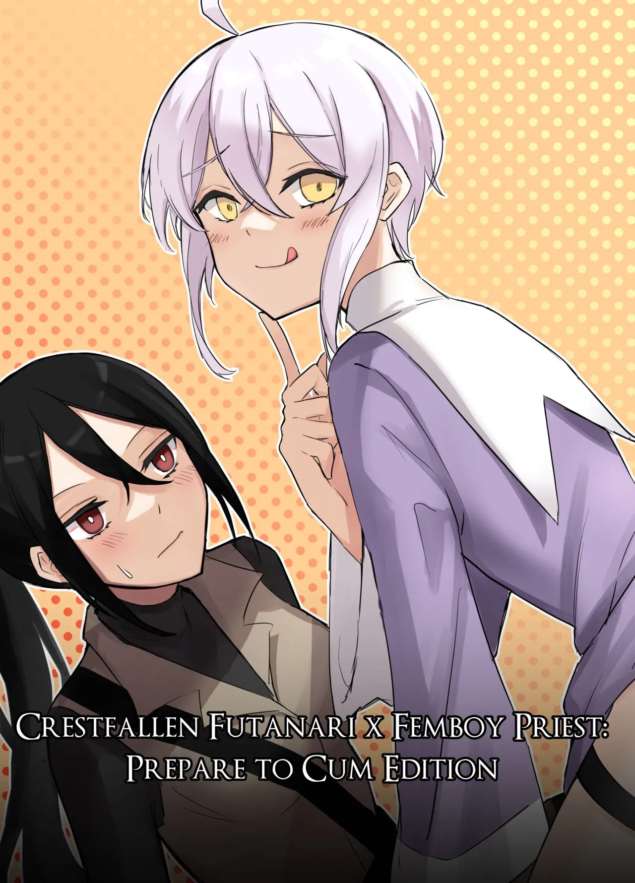 [Boukensha X no Sakaba (Boukensha C)] Maou Toubatsu Shippai Heroine Gisei Normal End de Utsu ni Natta Koutensei Futanari Kenshi to Otokonoko Shinkan no Hanashi | Crestfallen Futanari x Femboy Priest: Prepare to Cum Edition [English] [Decensored] - Page 1
