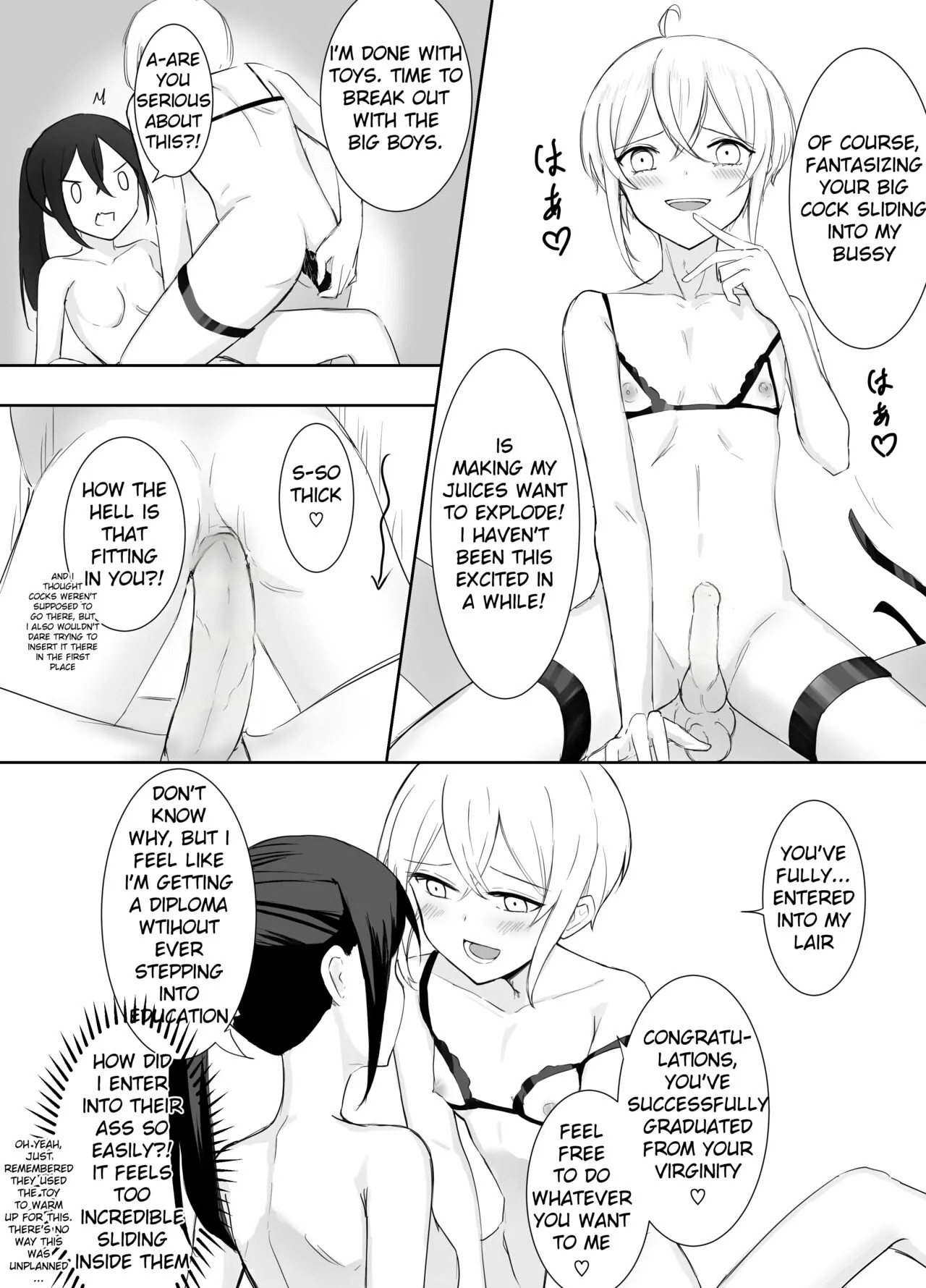 [Boukensha X no Sakaba (Boukensha C)] Maou Toubatsu Shippai Heroine Gisei Normal End de Utsu ni Natta Koutensei Futanari Kenshi to Otokonoko Shinkan no Hanashi | Crestfallen Futanari x Femboy Priest: Prepare to Cum Edition [English] [Decensored] - Page 24