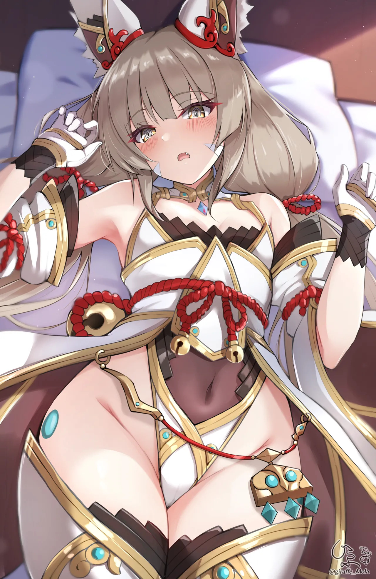 [Ci-en] (giraffe-mola) Nia-chan Ippai Massaji Shiyou ne (Xenoblade Chronicles 2) - Page 23