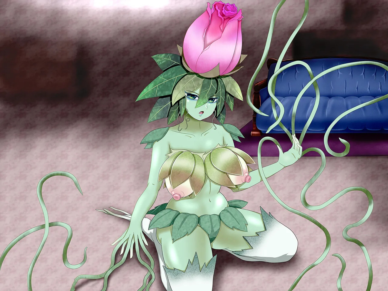 [Mou Dame po] Bokensha o nomikomu monsuta musume no yakata [Textless] - Page 68