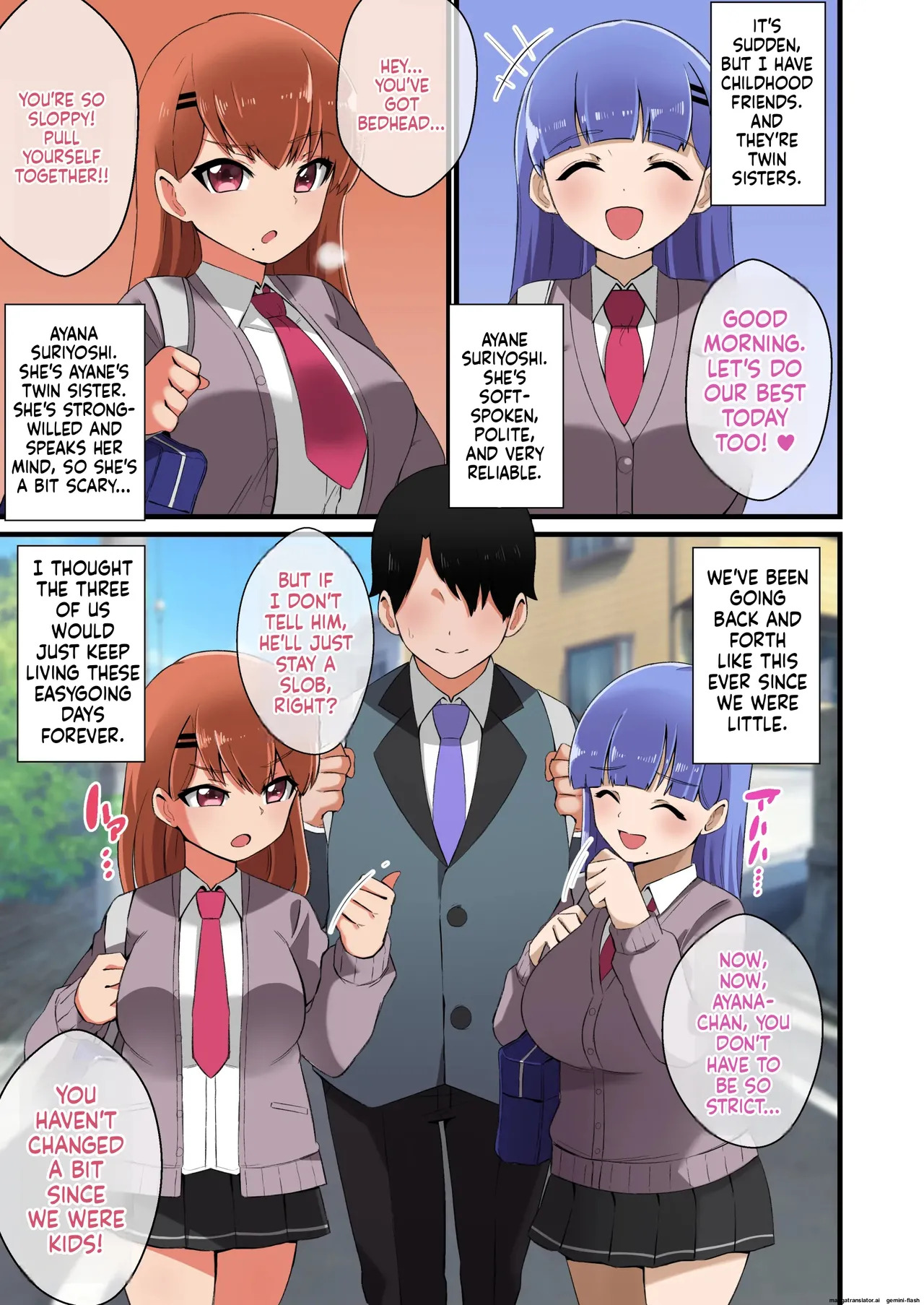 Futago Shimai Kara Kokuhaku Saretakedo Kimerarenaikara Paizuri de Erabu Koto ni Shita Hanashi - Page 3