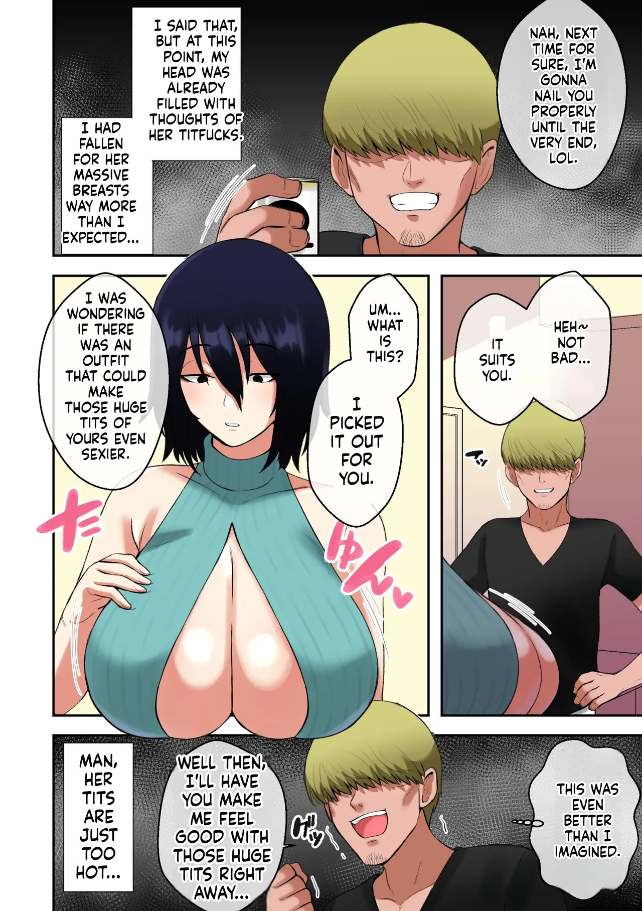 Charao ga Jimigao Bakunyuu no Paizuri ni Miryou sareta Kekka - Page 4