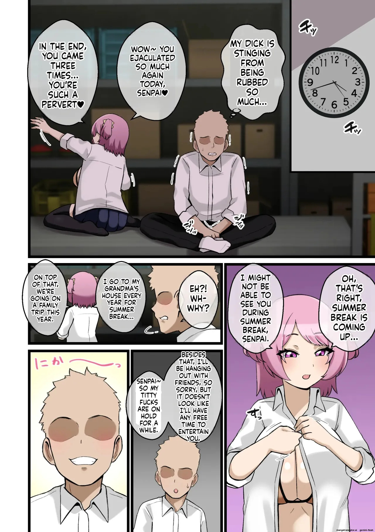 Paizuri Kowai ~Namaiki Kouhai Kanojo ni Paizuri de Shiboritorareru Hanashi~ - Page 17