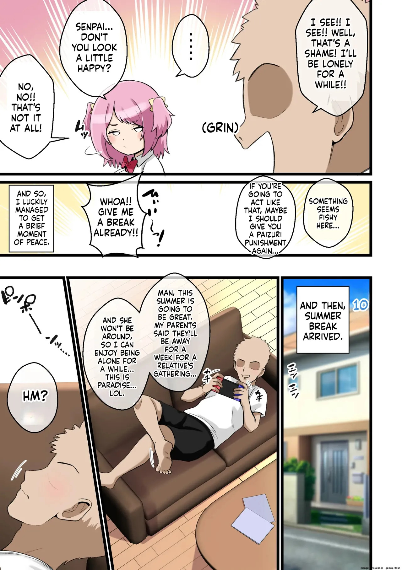 Paizuri Kowai ~Namaiki Kouhai Kanojo ni Paizuri de Shiboritorareru Hanashi~ - Page 18