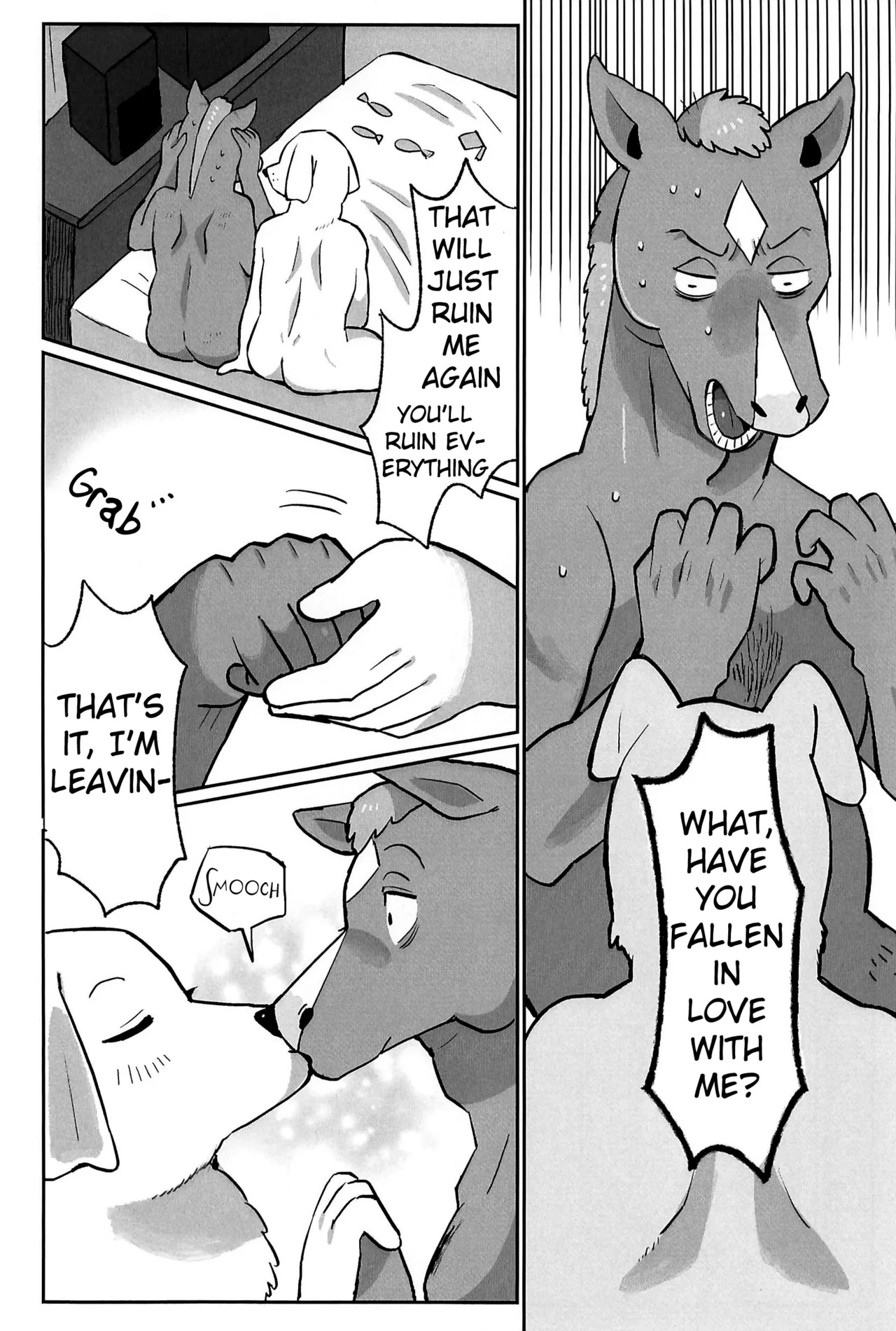 (Shinshun Kemoket 11) [hanamuke (Igarashi Hazuki)] Can I beat a dog's dick? Let's Find Out!! (BoJack Horseman) - Page 12