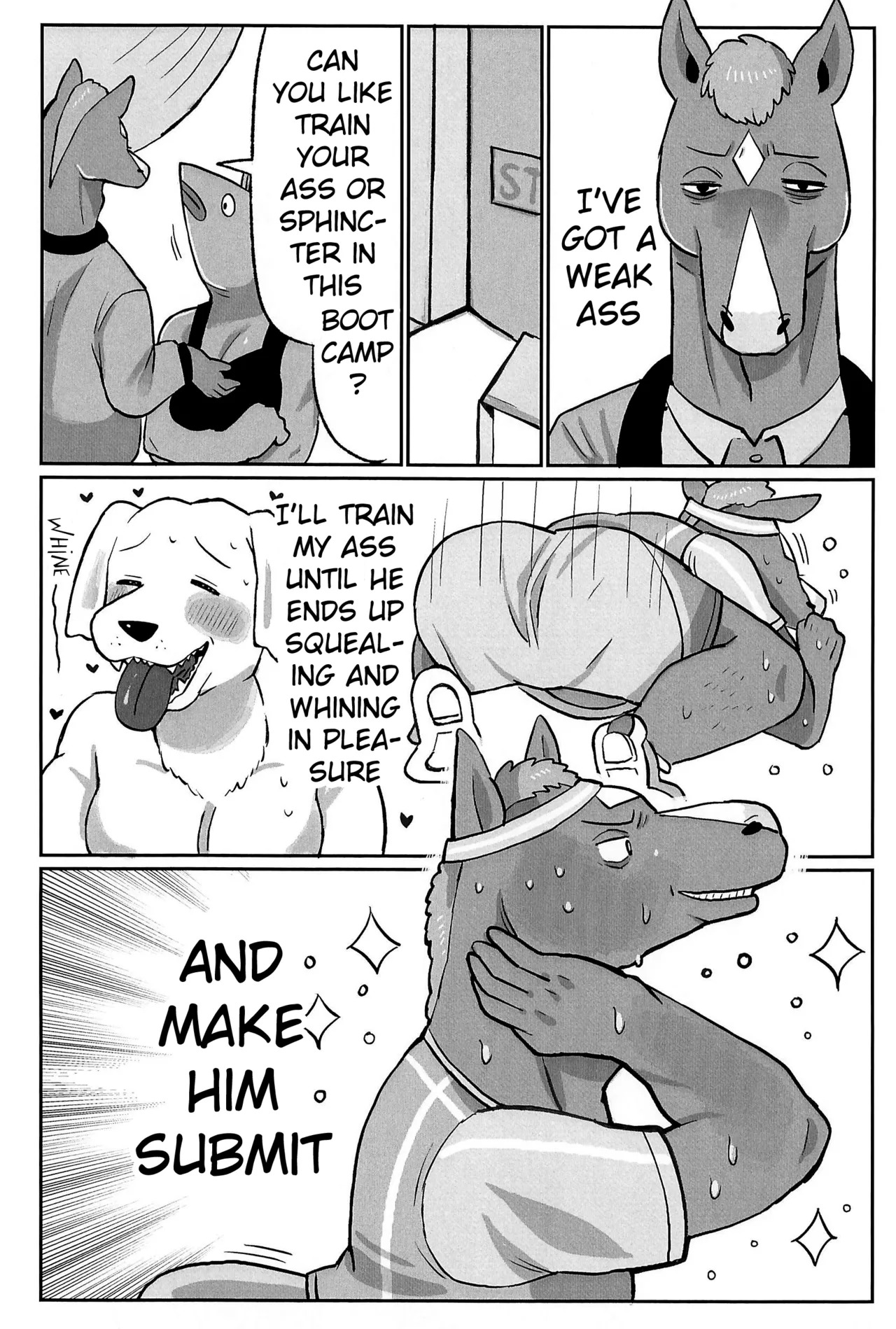 (Shinshun Kemoket 11) [hanamuke (Igarashi Hazuki)] Can I beat a dog's dick? Let's Find Out!! (BoJack Horseman) - Page 16