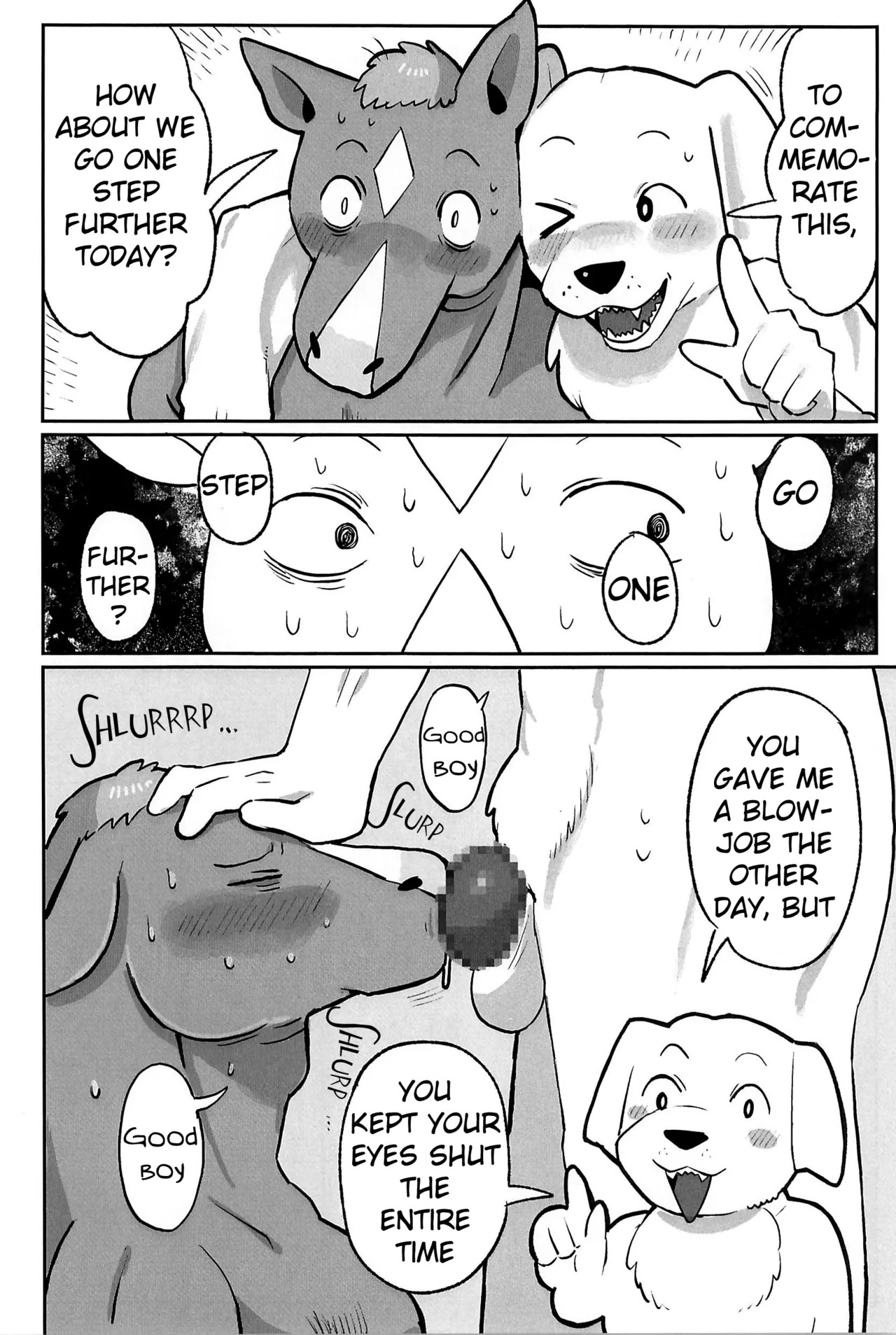 (Shinshun Kemoket 11) [hanamuke (Igarashi Hazuki)] Can I beat a dog's dick? Let's Find Out!! (BoJack Horseman) - Page 18