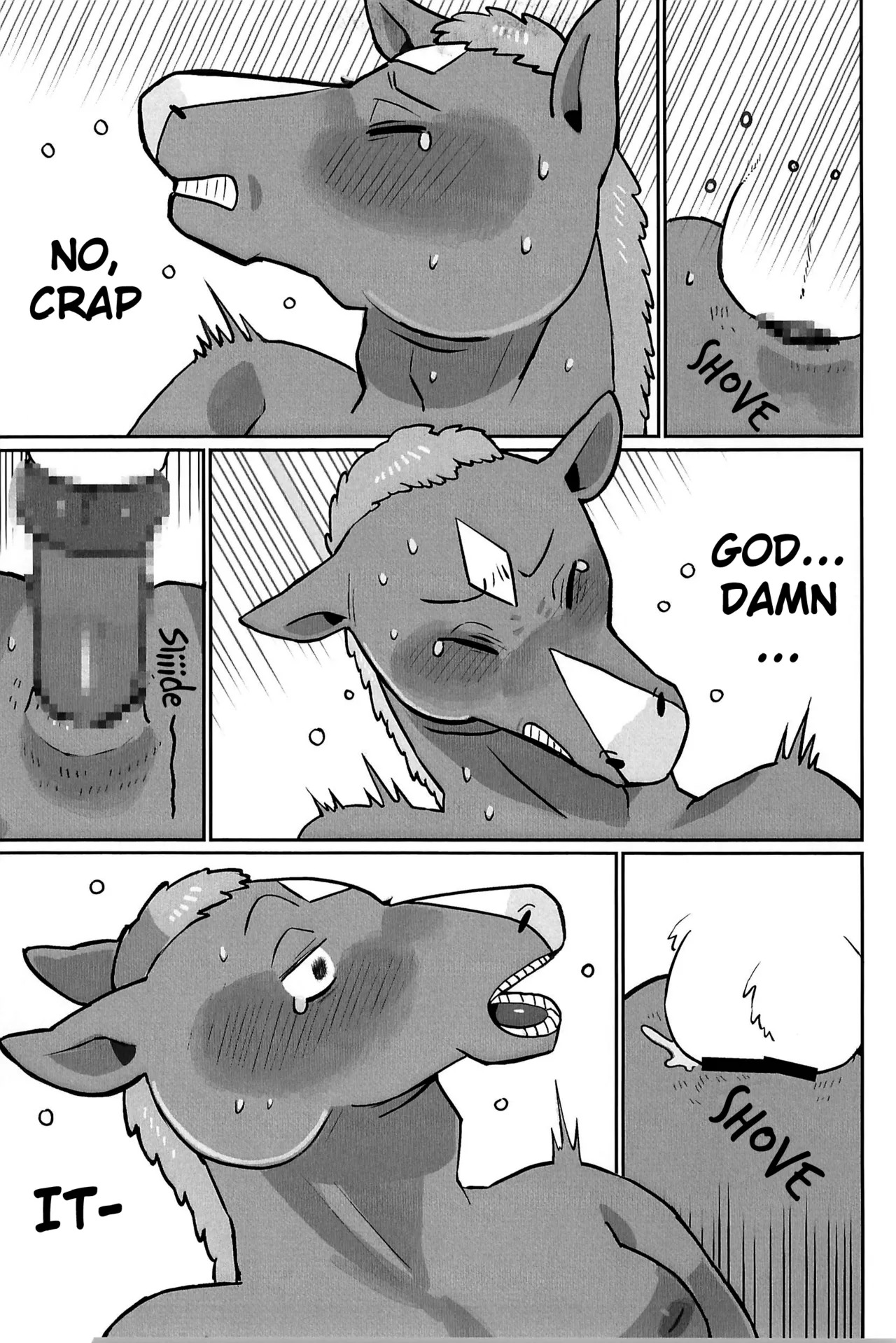 (Shinshun Kemoket 11) [hanamuke (Igarashi Hazuki)] Can I beat a dog's dick? Let's Find Out!! (BoJack Horseman) - Page 25