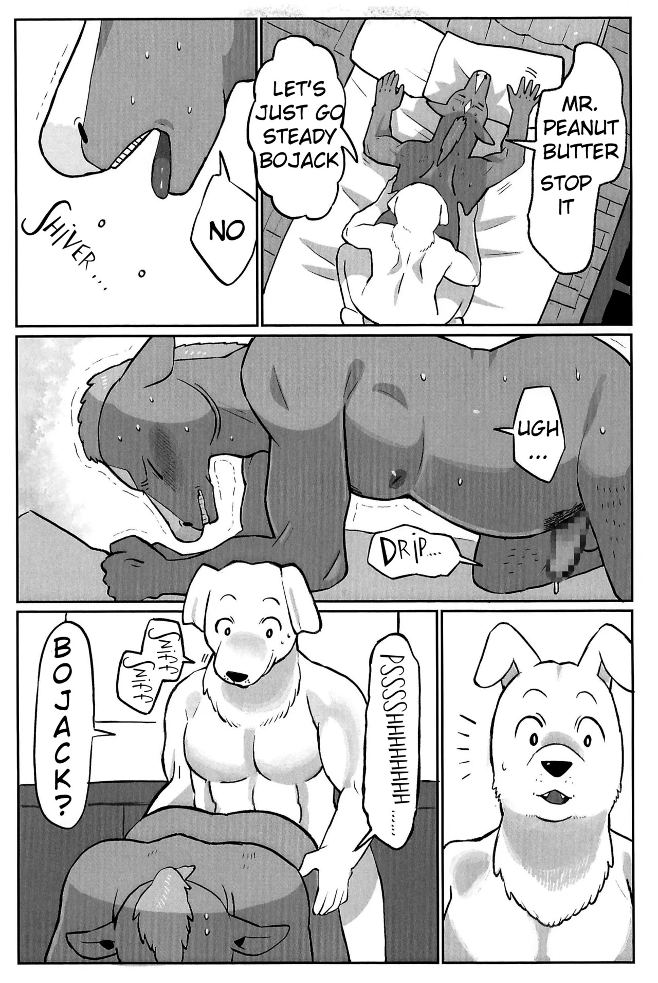 (Shinshun Kemoket 11) [hanamuke (Igarashi Hazuki)] Can I beat a dog's dick? Let's Find Out!! (BoJack Horseman) - Page 27
