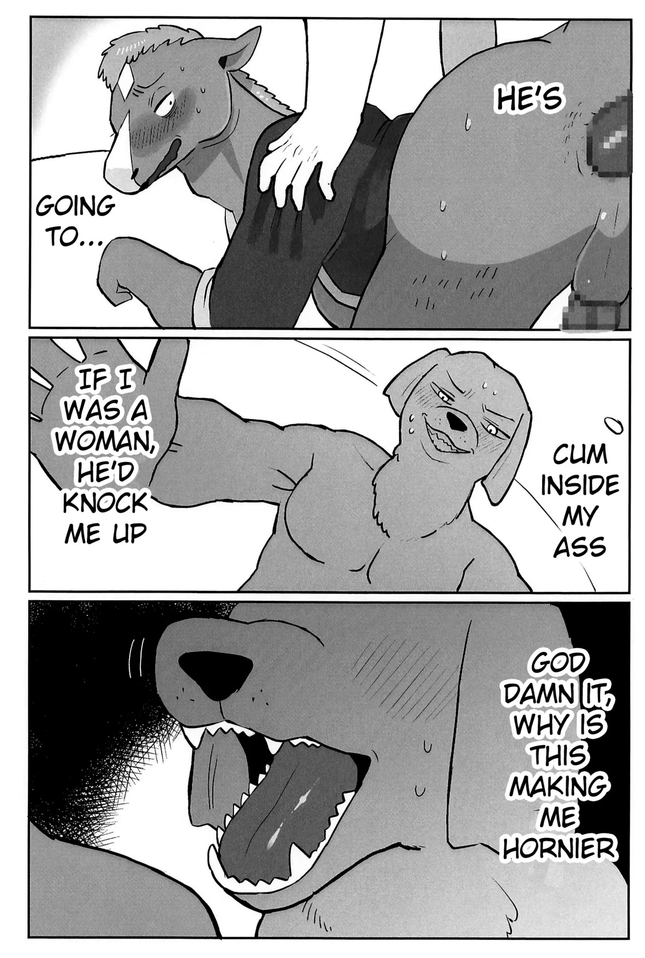 (Shinshun Kemoket 11) [hanamuke (Igarashi Hazuki)] Can I beat a dog's dick? Let's Find Out!! (BoJack Horseman) - Page 34