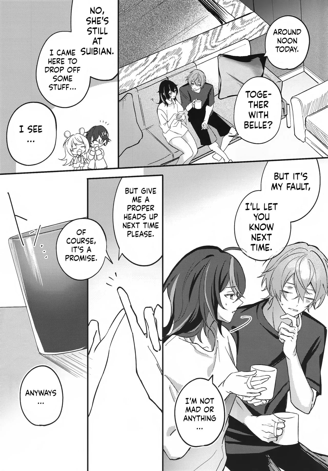 (C106) [Strawberry Langue de Chat (Minase)] Amayadori wa Taion de. - Under the rain. (Zenless Zone Zero) - Page 20