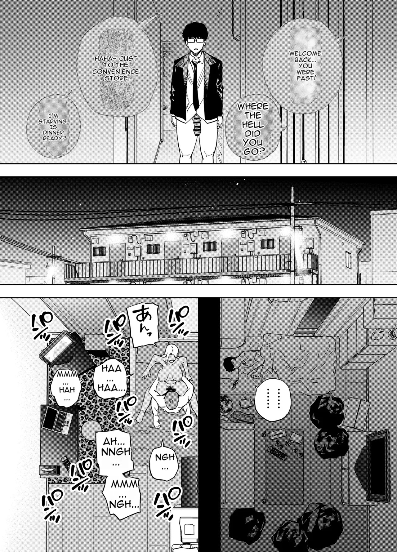 [Golden Gentlemen Club (Kaniguruma)] Ore wa Shachiku de Rinjin Gal Hitozuma no Seiyoku Shori Gakari [English][MTL] - Page 44