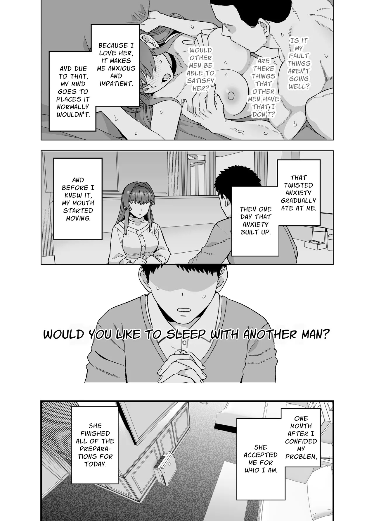 [Mochinchi (Mo)] Netorase Trial Boku no Tame ni Neru Kanojo | Cuckold Trial: My girlfriend cheats on me for my sake [English] [Guesswork] [Digital] - Page 7