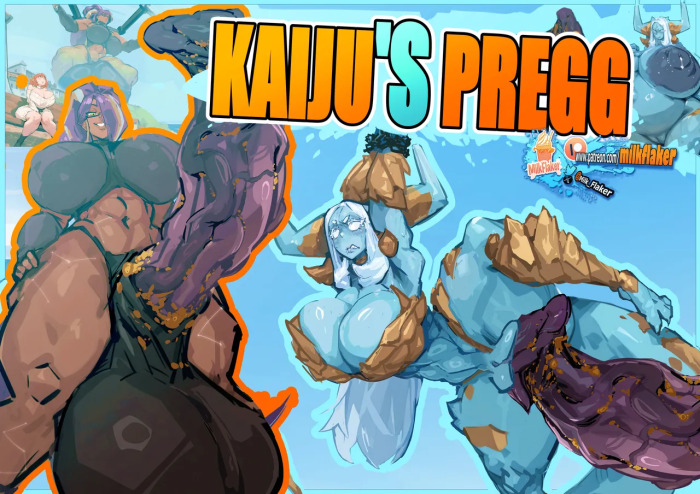 Kaiju's pregg [MilkFlaker]-(comission)