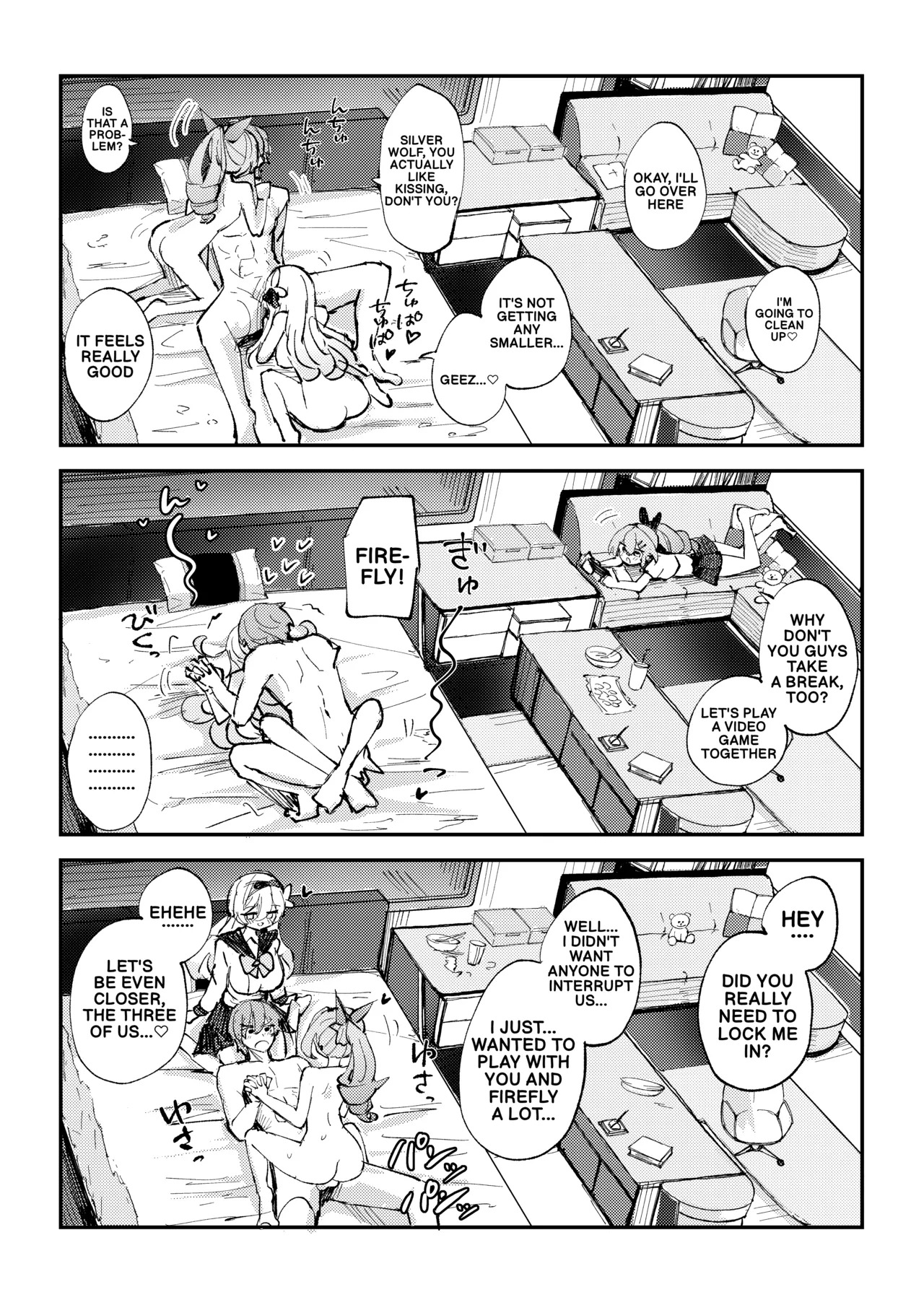 [Rossaku Kobo (Rossaku)] Besties in the Trailblazer's room (Honkai Star Rail) [Digital] (English) - Page 17