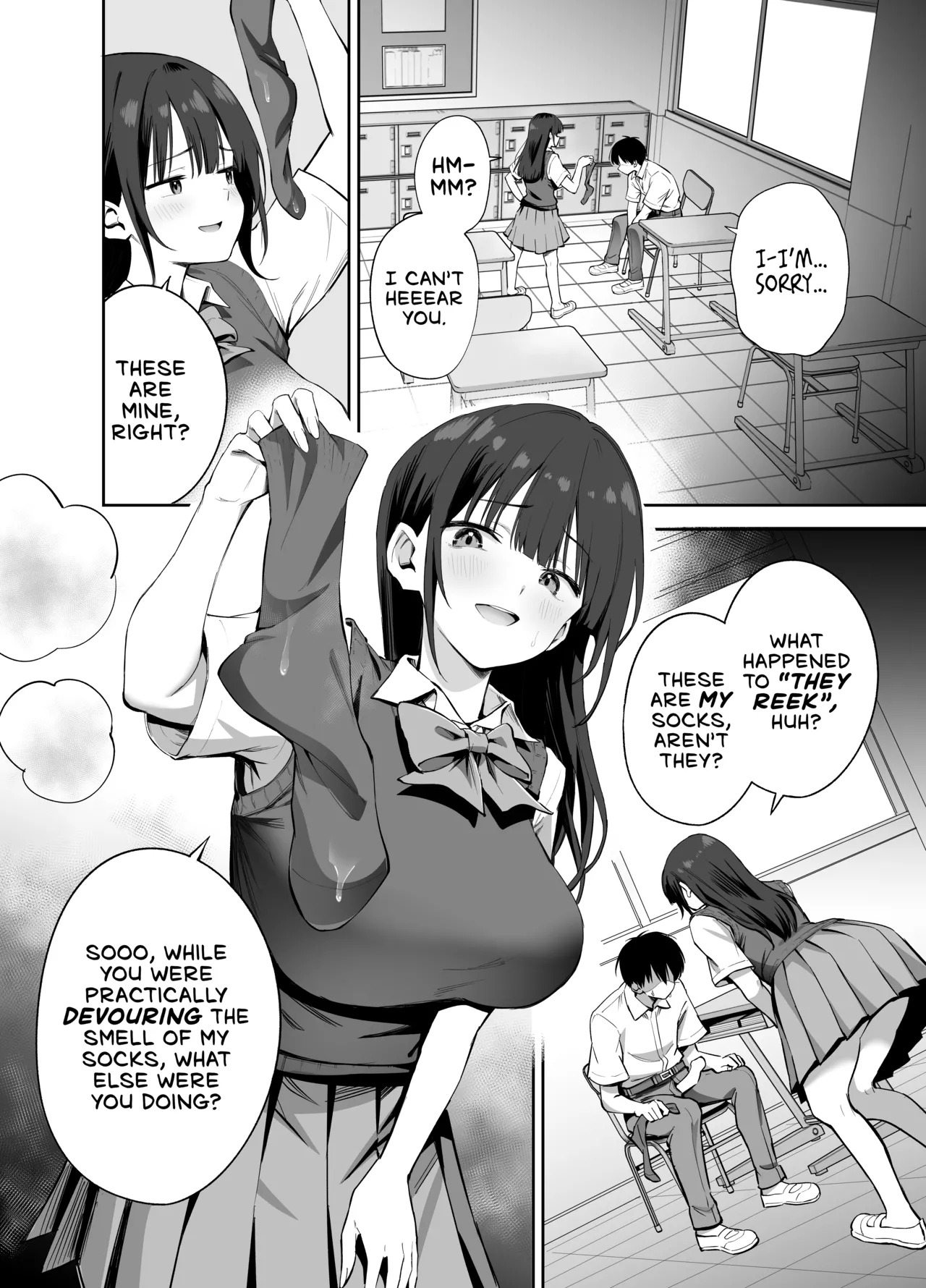 [Honshiro Nikori] If You Get To Jerk Off To My Socks, I Get To Play With Your Dick, Right? | Watashi no Kutsushita de Shikotteru nara Sono Ochinpo de Asonde mo Ii yo ne? [English] [Digital] - Page 21