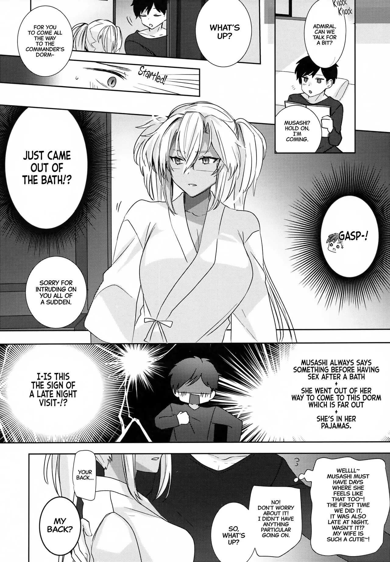 (Gunreibu Shuho Goudou Enshuu Reiwa Sannen Touki) Musashi-san no Yoru Jijou Hisho-kan no Sajikagen-hen | Musashi's Nightly Affairs: The Secretary Ship's Determination -(Kantai Collection -KanColle-) [English] [CarlJPTL] - Page 11