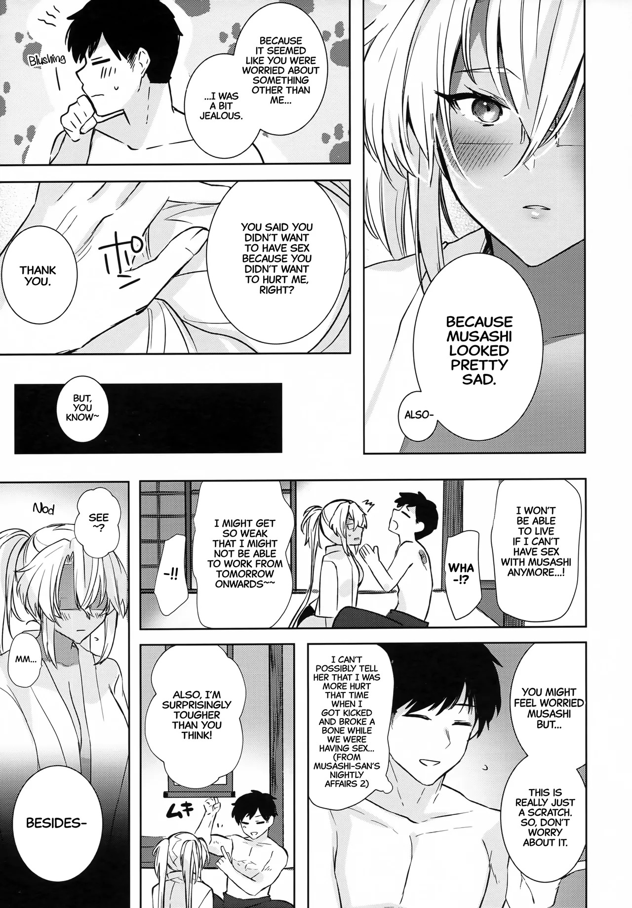 (Gunreibu Shuho Goudou Enshuu Reiwa Sannen Touki) Musashi-san no Yoru Jijou Hisho-kan no Sajikagen-hen | Musashi's Nightly Affairs: The Secretary Ship's Determination -(Kantai Collection -KanColle-) [English] [CarlJPTL] - Page 20